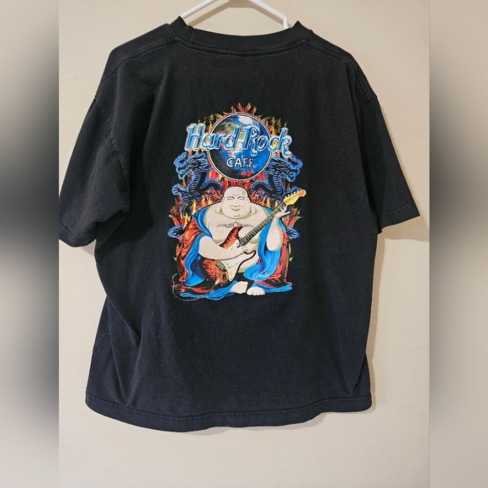 Hard Rock Cafe Shirt Hong Kong Buddha L-XL